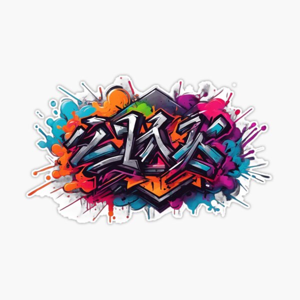 x-color graffiti in japan　FOIL Japanese Graffiti Art, Splatter Cloud Design