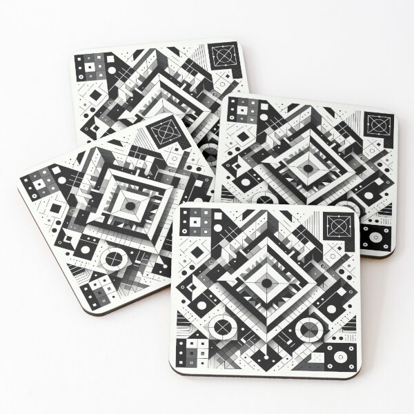 Item preview, B&W Geometry designed and sold by Aesthetica Designs.