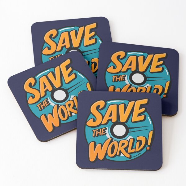 Item preview, Retro Save the World Disc designed and sold by PragmaticP.