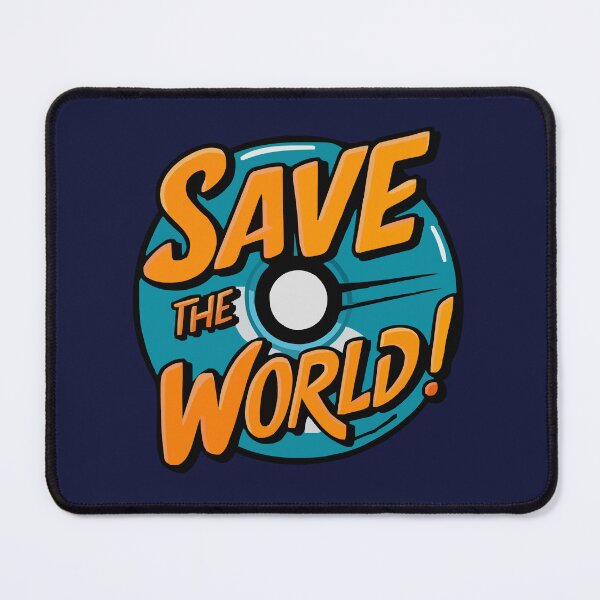 Item preview, Retro Save the World Disc designed and sold by PragmaticP.
