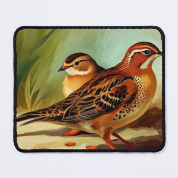 Item preview, Quail Pair digital watercolor art designed and sold by MotherOfMany87.