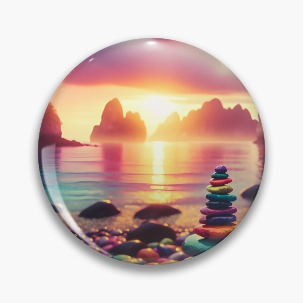 Item preview, Tranquil Rainbow Rocks designed and sold by BeeTheArtCo.