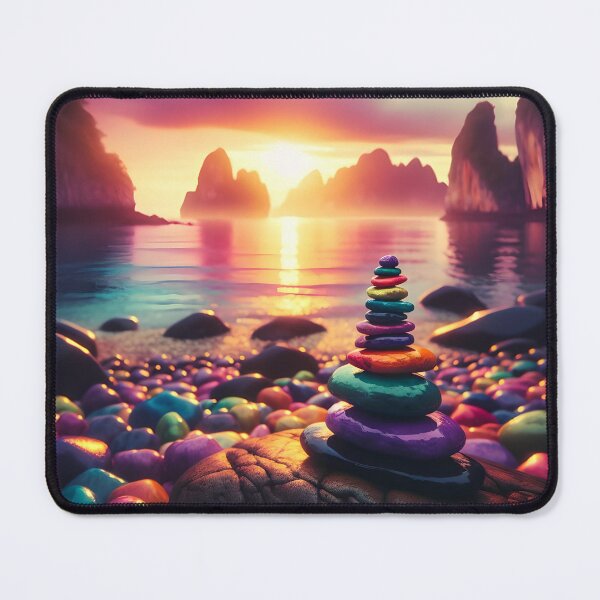 Item preview, Tranquil Rainbow Rocks designed and sold by BeeTheArtCo.