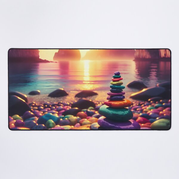 Item preview, Tranquil Rainbow Rocks designed and sold by BeeTheArtCo.