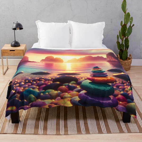 Item preview, Tranquil Rainbow Rocks designed and sold by BeeTheArtCo.