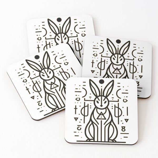 Item preview, Eternal Symbols Hieroglyphic Bunny designed and sold by Dynke.