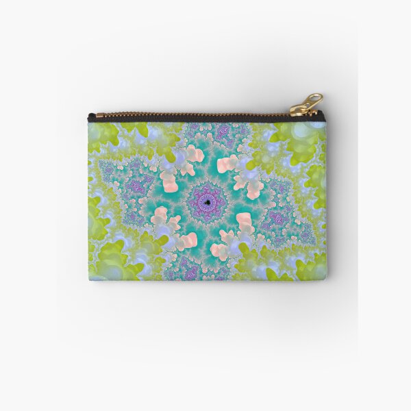 Item preview, Mandelbrot 107 - Yellow-white branching walls holding turquoise-purple star over red glow designed and sold by Draeger0.
