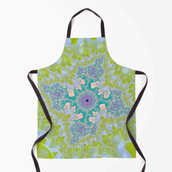 Item preview, Mandelbrot 107 - Yellow-white branching walls holding turquoise-purple star over red glow designed and sold by Draeger0.
