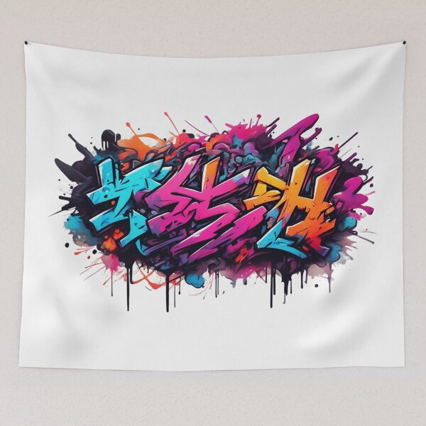 Item preview, Japanese Graffiti Art, Dripping Tags Design designed and sold by Burn-Ego.