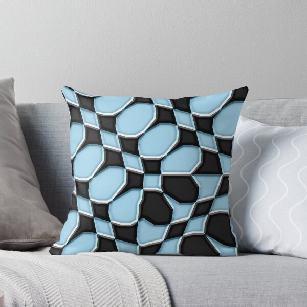 Item preview, 3D Baby Blue Diagonal Checkerboard  designed and sold by TheRulerofEarth.