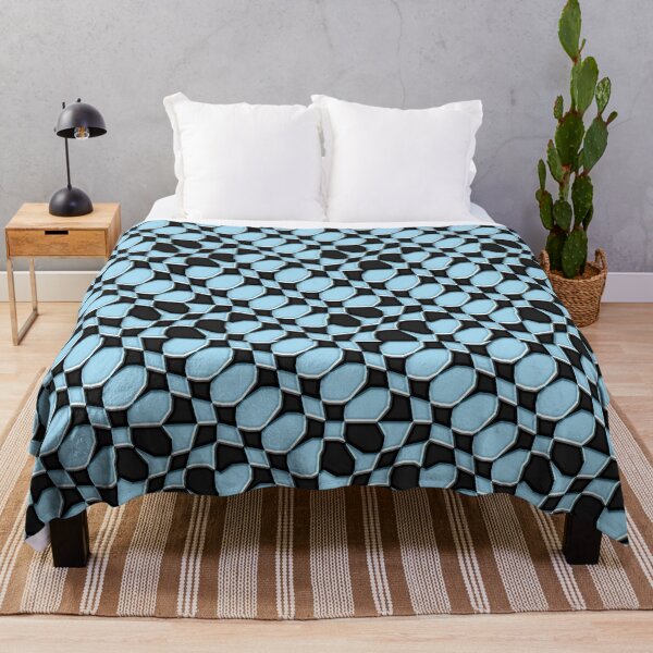 Item preview, 3D Baby Blue Diagonal Checkerboard designed and sold by TheRulerofEarth.