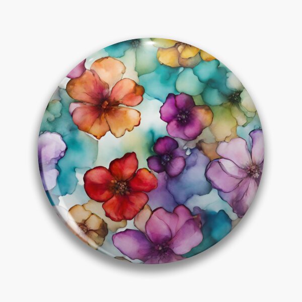 Item preview, Dainty Alcohol Ink Floral Pattern 3 designed and sold by Tom-Johnson.