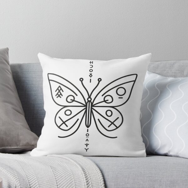 Item preview, Minimalistic Hieroglyphic Butterfly designed and sold by Dynke.