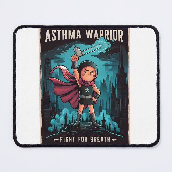 Item preview, Asthma Warrior: Fight for Breath Sticker designed and sold by DIUMERI.