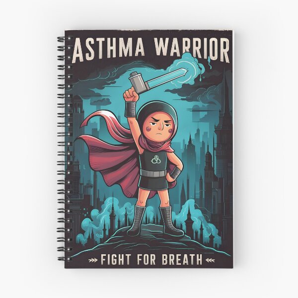 Item preview, Asthma Warrior: Fight for Breath Sticker designed and sold by DIUMERI.