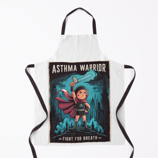 Item preview, Asthma Warrior: Fight for Breath Sticker designed and sold by DIUMERI.