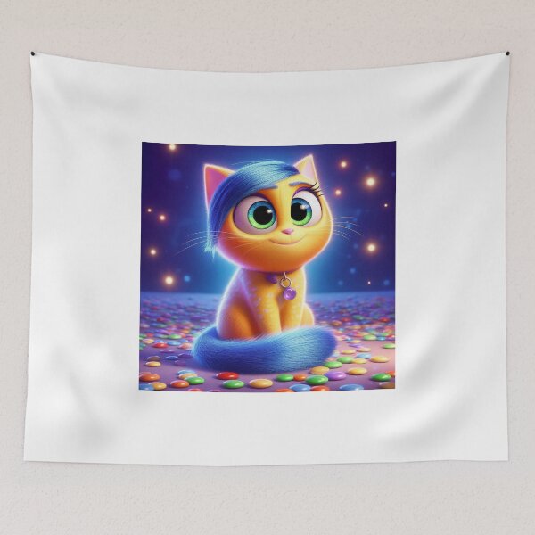 Item preview, Happiness Cat Inside Out - Michi Alegría Del Vés designed and sold by FashionTales.