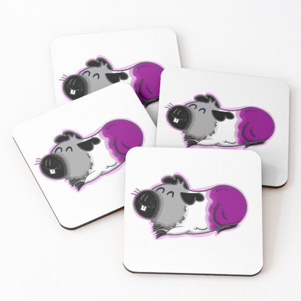 Item preview, Asexual Pride Guinea Pig designed and sold by LouiEspoArt.