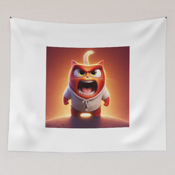 Item preview, Anger Cat Inside Out - Michi Ira Del Revés designed and sold by FashionTales.