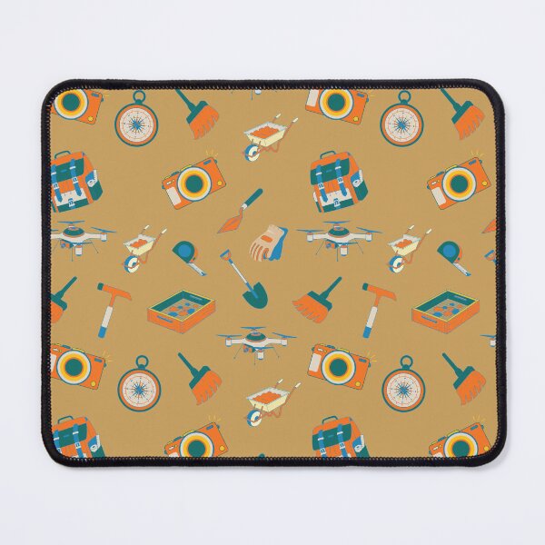 Item preview, Archaeology Toolbox Background Pattern Retro Color Palette designed and sold by ottrain.