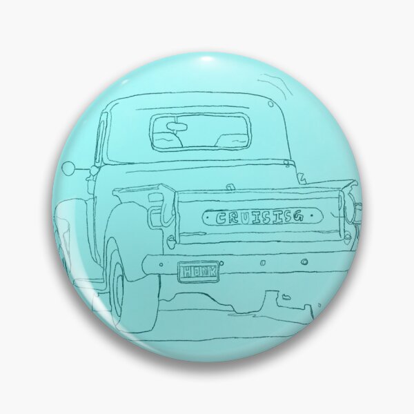 Item preview, Old truck line drawing  designed and sold by KeegsBean.