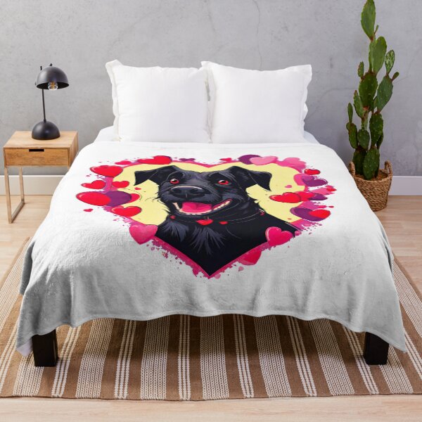 Item preview, Silly Valentine's Black Dog Heart 3 designed and sold by Tom-Johnson.