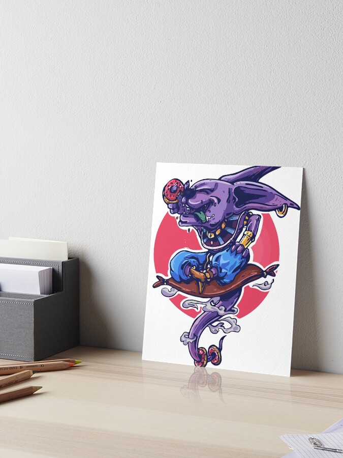 Chibi Lord Beerus HAKAI Eating Donuts