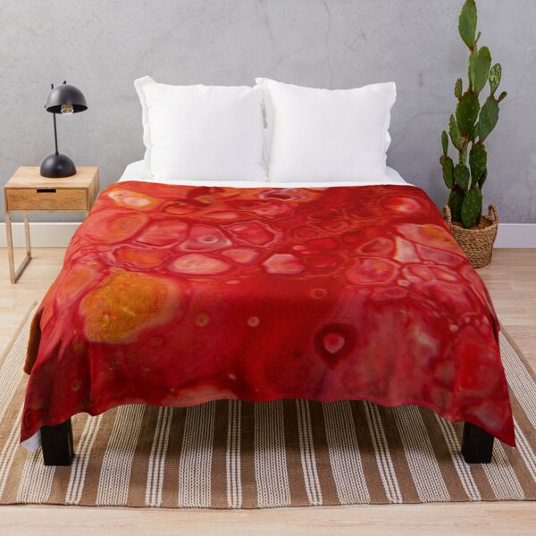 Item preview, Fluid Nature - Red Passion - Abstract Acrylic Pour Art designed and sold by vmajzlik.