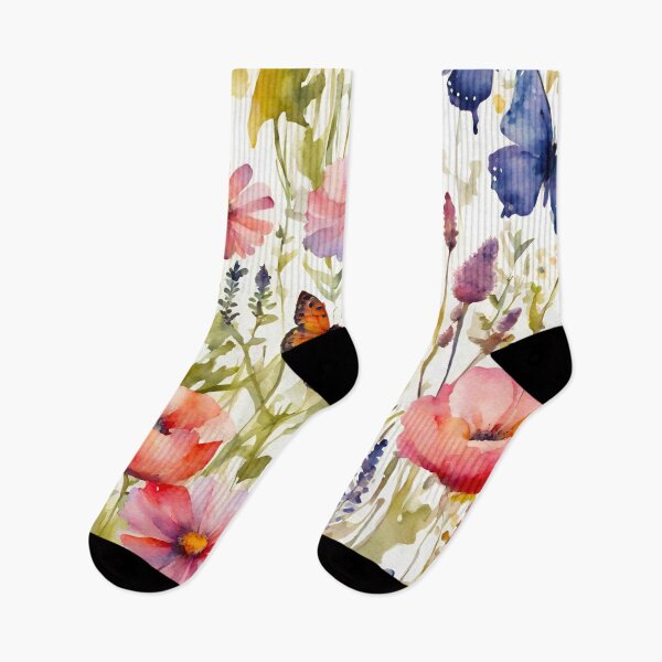Item preview, Meadow Floral Bliss Watercolor Butterfly Delight 3 designed and sold by Tom-Johnson.