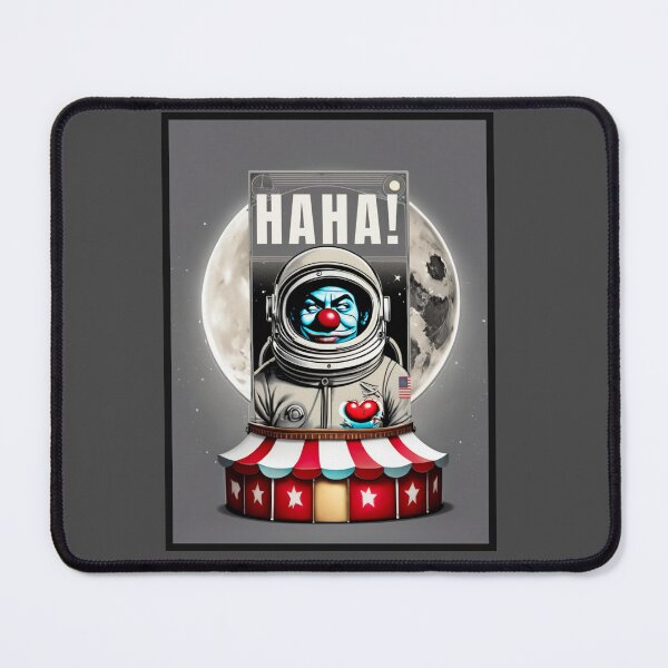Item preview, FUNNY FAKE DESIGN SPACE MOON, clown astronaut design gif designed and sold by La Loca.