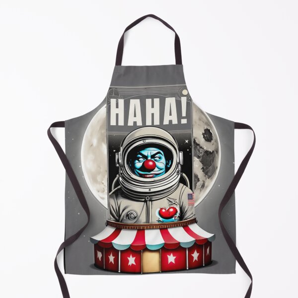 Item preview, FUNNY FAKE DESIGN SPACE MOON, clown astronaut design gif designed and sold by La Loca.