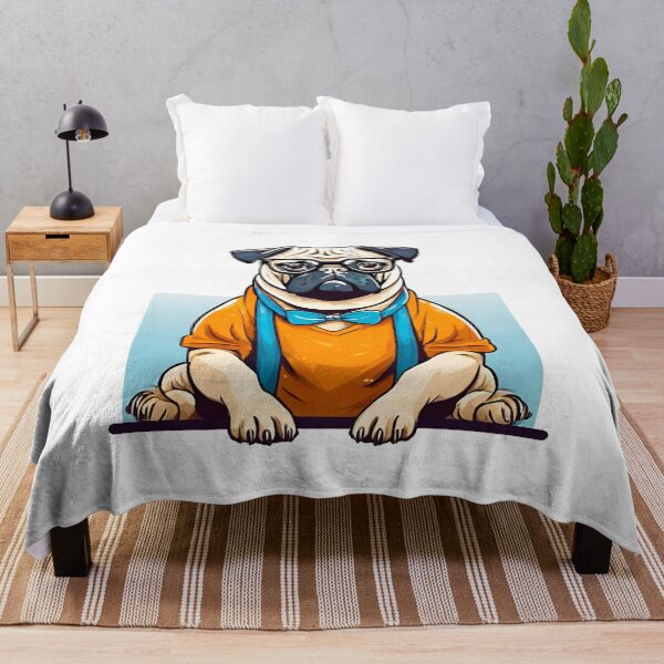 Item preview, Dorky Pug in Glasses 3 designed and sold by Tom-Johnson.