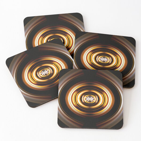 Item preview, THIRD EYE -  Concentric circles of gold light rays forming a ripple effect  designed and sold by Atmosferica.