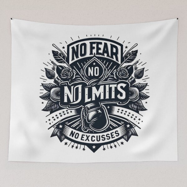 Item preview, No Fear, No Limits, No Excuses: Shatter Your Barriers and Unleash Your True Potential designed and sold by aZRaSs.