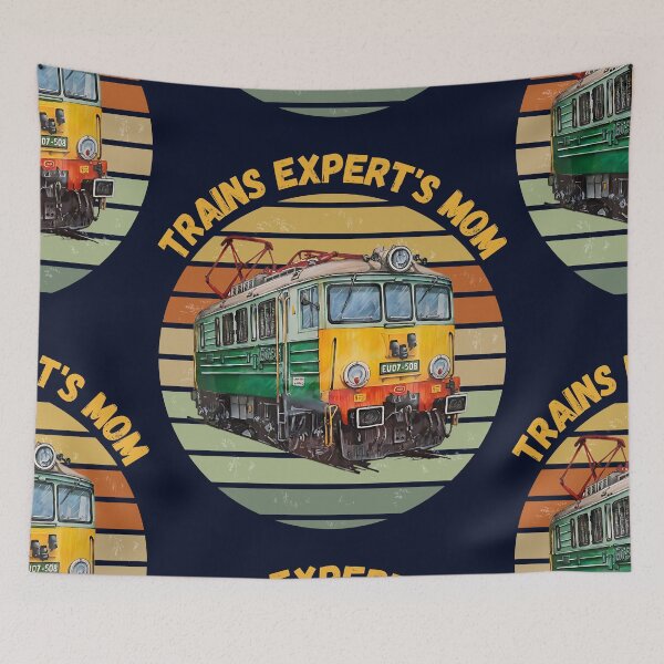 Item preview, Mamá del experto en trenes Regalos para entusiastas del ferrocarril y familias ferroviarias designed and sold by DendaArt.