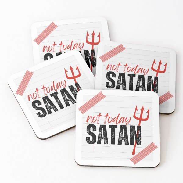Item preview, Not Today Satan designed and sold by tmachtan.