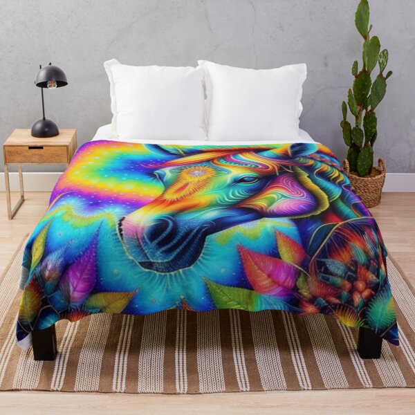 Item preview, Psychedelic Majesty Enchanting Horse designed and sold by EnchantedVista.