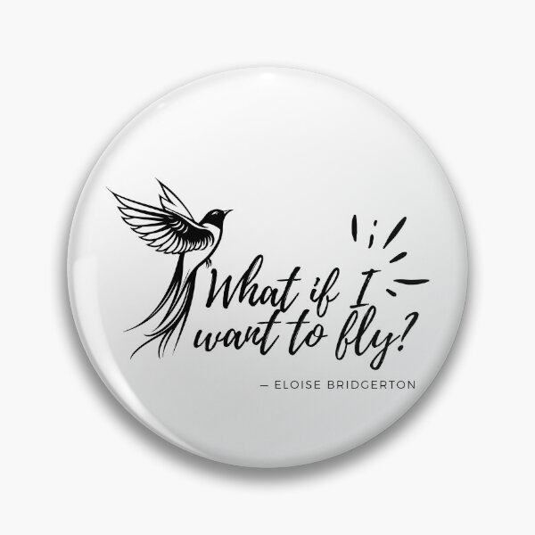 Artikelvorschau, Was ist, wenn ich fliegen möchte? Eloise Bridgerton entworfen und verkauft von BumbleBeeWorks.