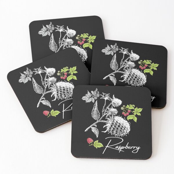 Item preview, Vintage Drawing Raspberry Plant Design designed and sold by EarthArtDesigns.
