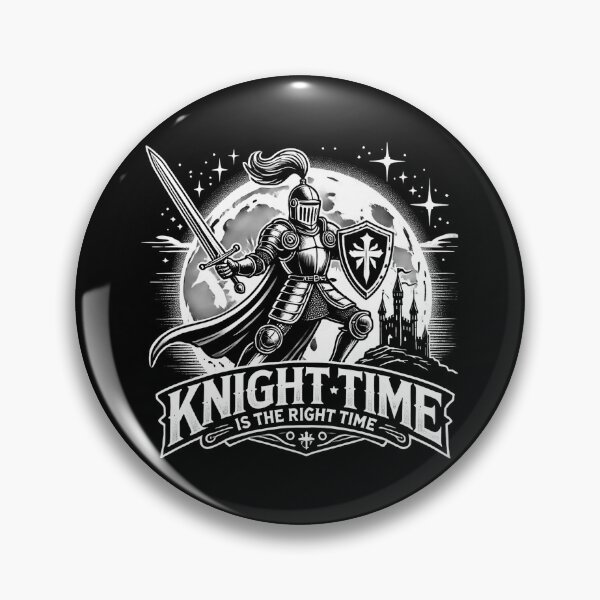 Item preview, Knight Time is the Right Time - Choose Your Allegiance! (Dark Theme) designed and sold by ChivalryChic.