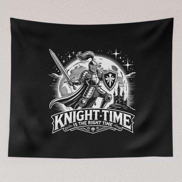 Item preview, Knight Time is the Right Time - Choose Your Allegiance! (Dark Theme) designed and sold by ChivalryChic.