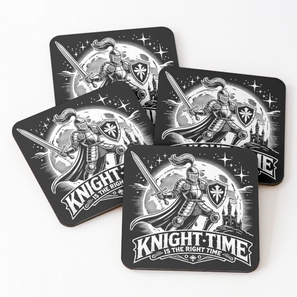 Item preview, Knight Time is the Right Time - Choose Your Allegiance! (Dark Theme) designed and sold by ChivalryChic.