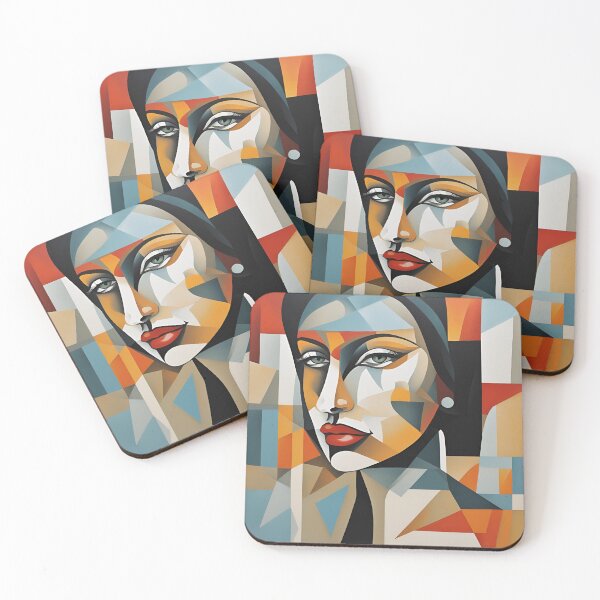 Item preview, Abstract Portrait of a Woman designed and sold by Robo-toons.