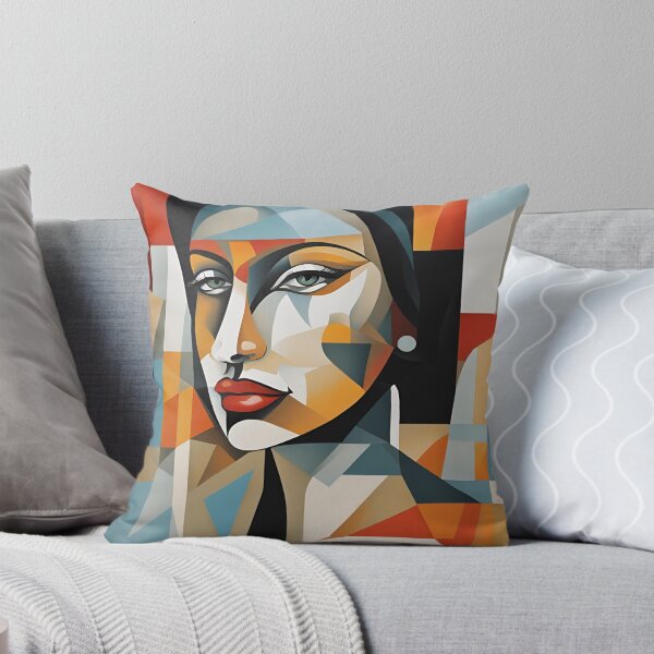 Item preview, Abstract Portrait of a Woman designed and sold by Robo-toons.