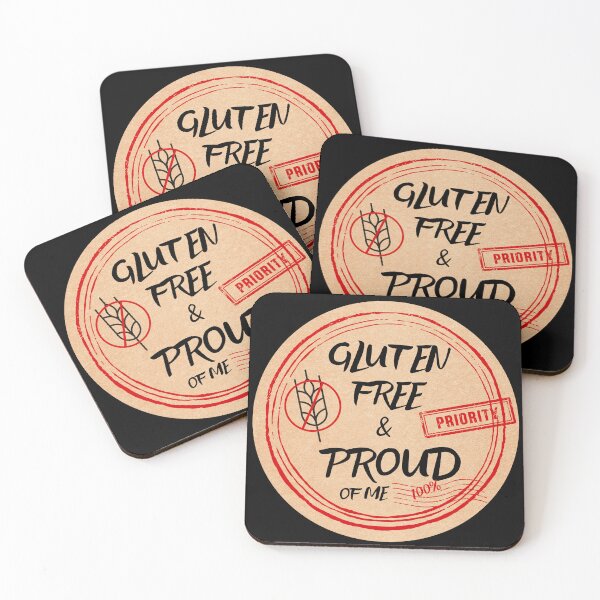 Item preview, Gluten free Proud of me. Stamps for celiac disease. Food stamps designed and sold by DendaArt.