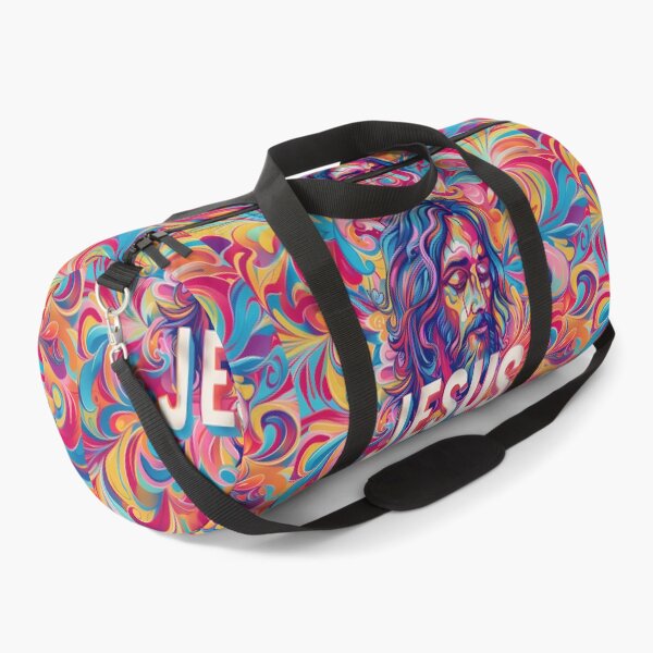 Item preview, Jesus psychedelic swirling patterns designed and sold by No1Equestrian.