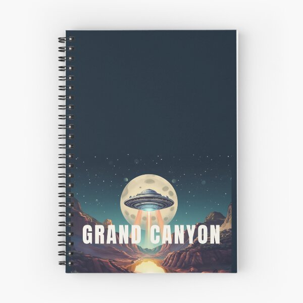 Item preview, Grand canyon ufo NASA illustration gif designed and sold by La Loca.