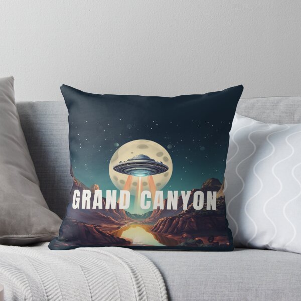 Item preview, Grand canyon ufo NASA illustration gif designed and sold by La Loca.