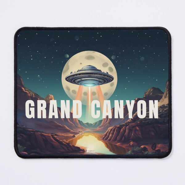 Item preview, Grand canyon ufo NASA illustration gif designed and sold by La Loca.