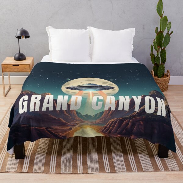 Item preview, Grand canyon ufo NASA illustration gif designed and sold by La Loca.